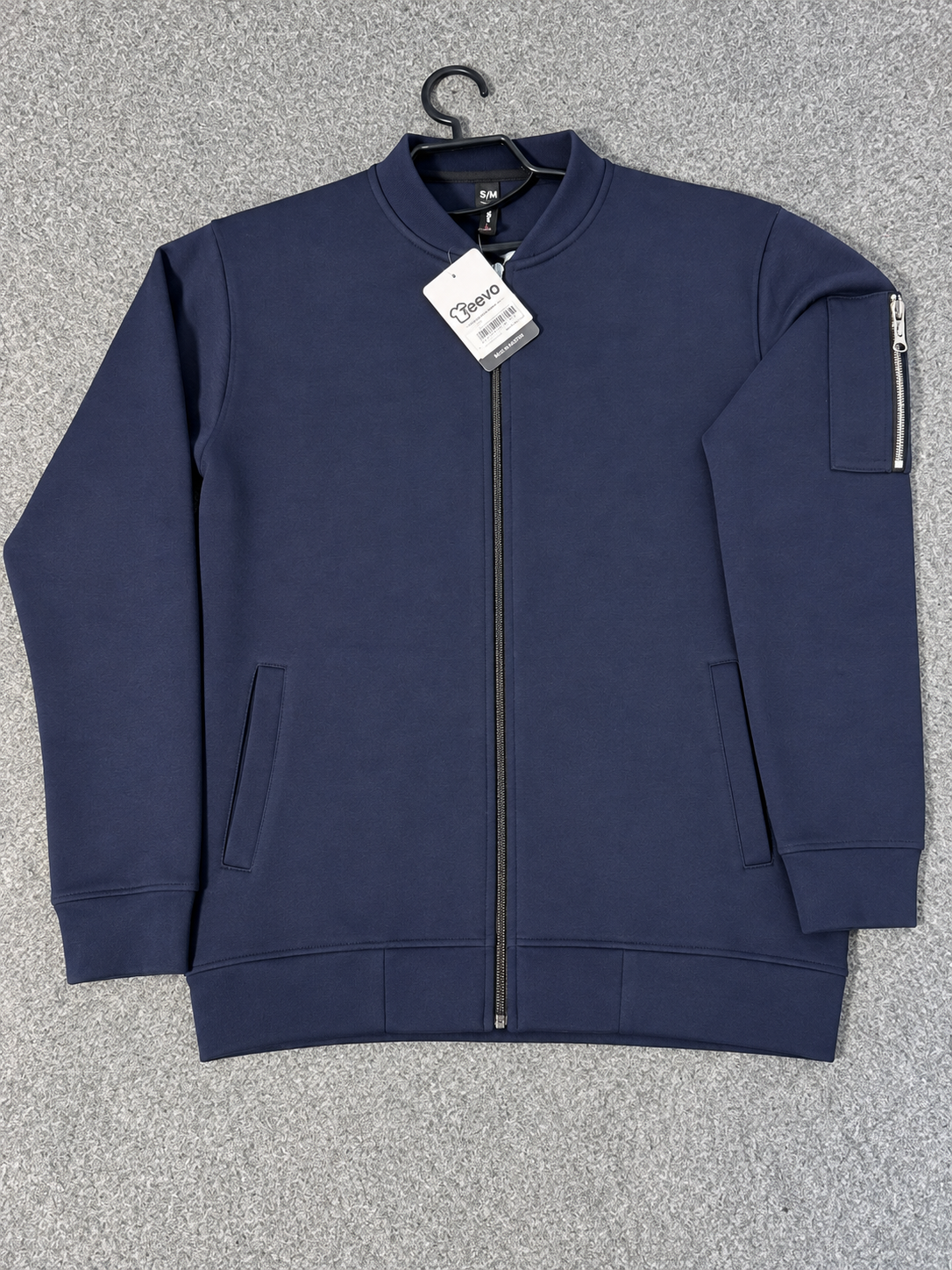 Men’s Zip-Up Casual Jacket | Black, Brown & Navy