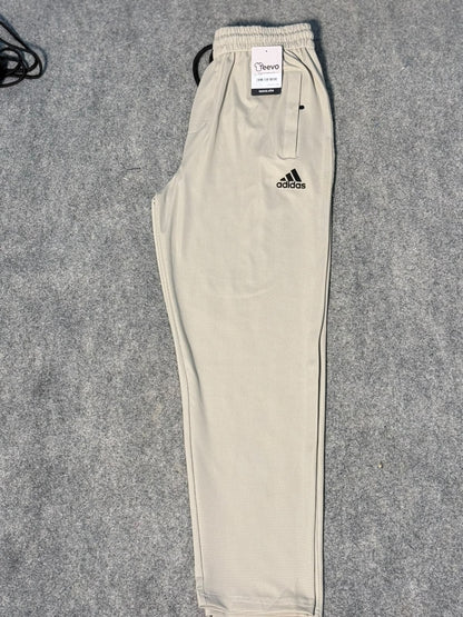 Men's Casual Drawstring Trousers with Adidas Logo